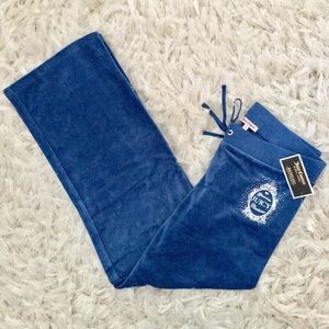 Juicy Couture “Glamorous” Velour Pants SZ M